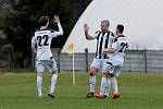 Fotbalisté FC Želatovice remizovali s 1. HFK Olomouc B 1:1. Na penalty pak zvítězili. Foto: Deník/Jan Pořízek