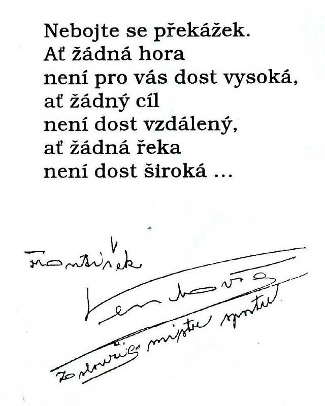 Vzkaz Františka Venclovského