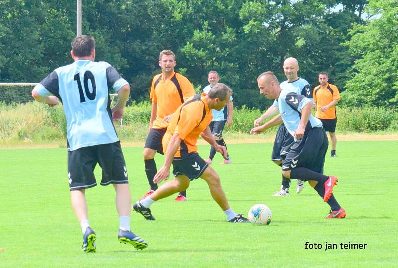 Utkání starých gard FK Brodek u Přerova - SK Lions Majetín.