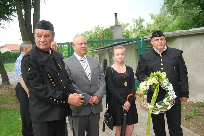 Uctění obětí hromadné popravy 267 karpatských Němců v Přerově