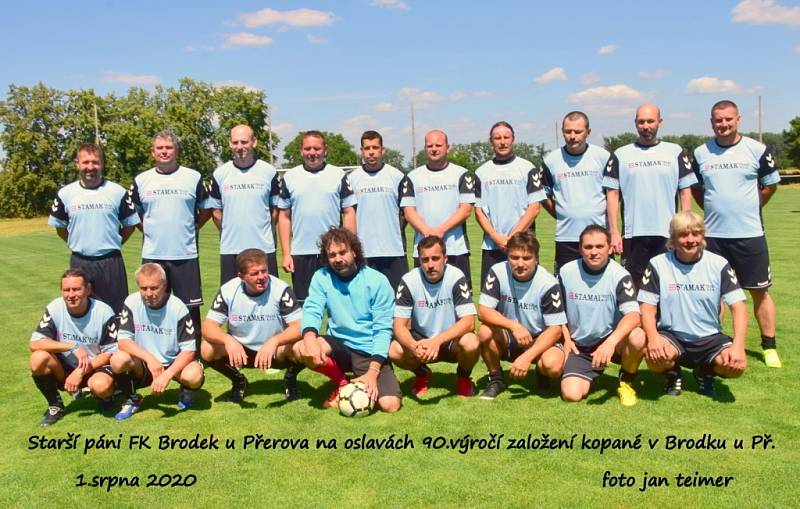 Starší páni FK Brodek u Přerova – S. Majetín 2020.