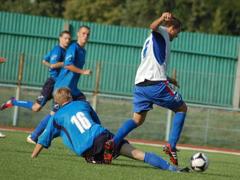 Fotbalisté Viktorie Přerov proti Otrokovicím