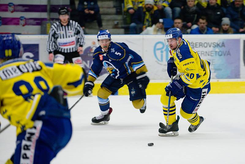 Hokejisté Přerova proti Kladnu. Nastoupil i Jaromír Jágr.