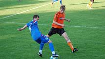 FK Kozlovice (v oranžovém) vs. 1.FC Viktorie Přerov