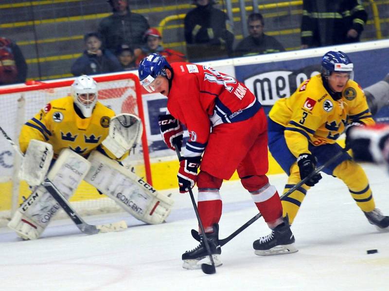 Česko - Švédsko. Reprezentace do 20 let na turnaji v Přerově