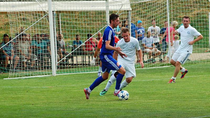 Přátelské utkání mezi FK Troubky a SK Sigma Olomouc.