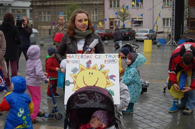 Protestní pochod proti spalovně v Přerově