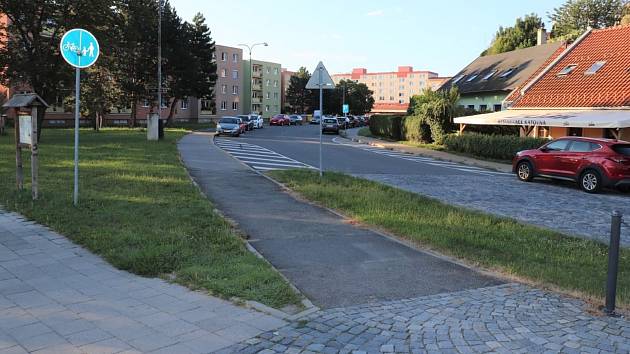 Stavba cyklostezky v ulici Pod Valy v Přerově vázne - město dosud nevybralo dodavatele.
