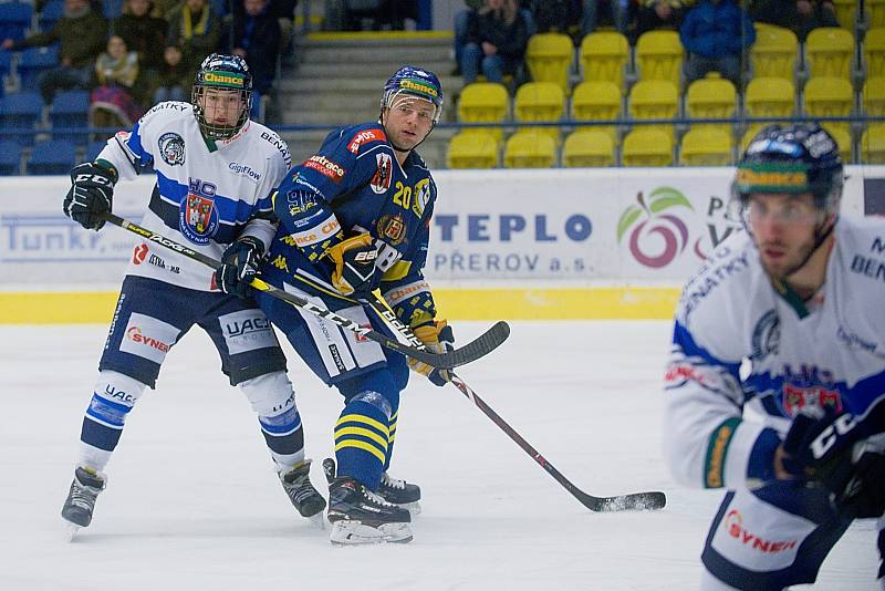 Hokejisté Přerova porazili Benátky nad Jizerou 4:0.