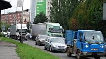 Dopravní kolaps v Přerově 