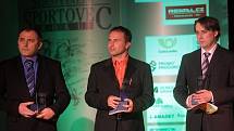 Nejúspěšnější sportovec roku 2010 města a okresu Přerov - galavečer s vyhlášením vývsledků - Ladislav Hanák (autokros) vpravo