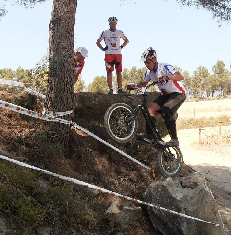 Přerovští biketrialisté v sezoně 2015. Pavel Procházka