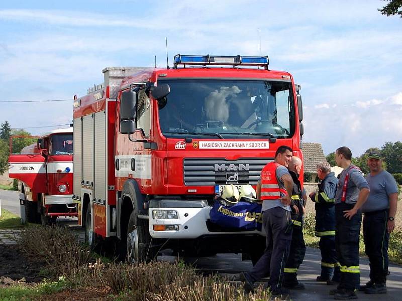 Následky prudké bouře v Oplocanech