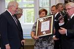 Prezident Zeman na návštěvě v přerovské Meoptě