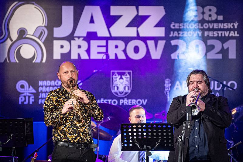 38.ČSJF - Československý jazzový festival, 22. října 2021 v Přerově. Kapela Šalefuky (SK).