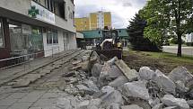Oprava chodníku a schodiště u zdravotního střediska na Kopaninách v Přerově