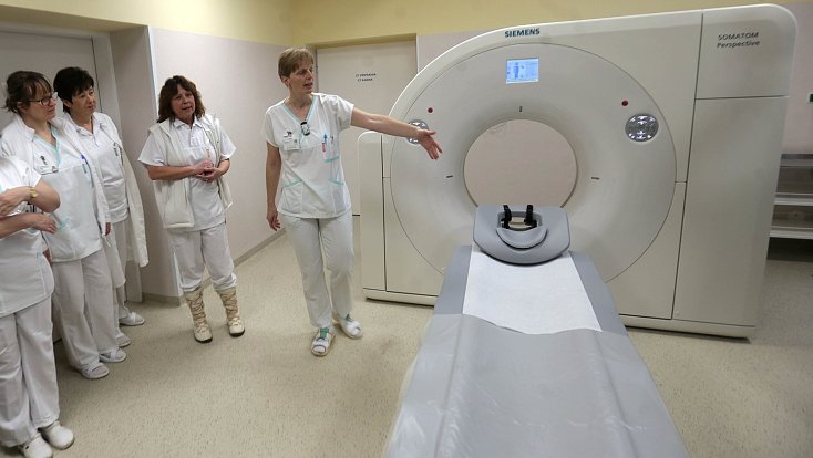 Nový CT přístroj v přerovské nemocnici.