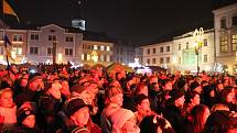 Mikulášské rejdění na náměstí TGM v Přerově