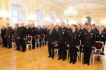 Slavnostní ocenění nejlepších policistů a občanských zaměstnanců Krajského ředitelství policie Olomouckého za rok 2012