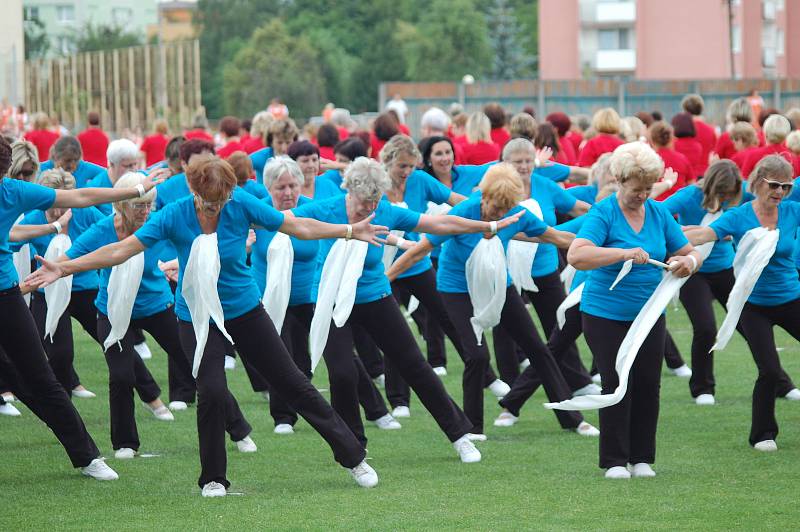 Přerov se stal v sobotu dějištěm krajského sokolského sletu, na který zavítalo na 1700 cvičenců.