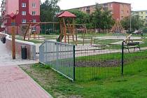 Přerovské dětské hřiště na pomezí ulic Jasínkova a Interbrigadistů