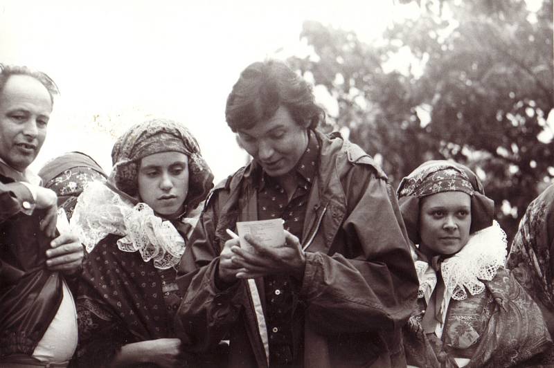 Návštěva Karla Gotta v Kojetíně v roce 1976
