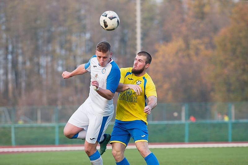 Fotbalové derby mezi domácím Přerovem a Kozlovicemi ovládla 2:1 Viktorka. Foto: Deník/Jan Pořízek