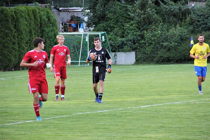 Přípravné utkání FK Kozlovice - SK Sigma Olomouc U18.