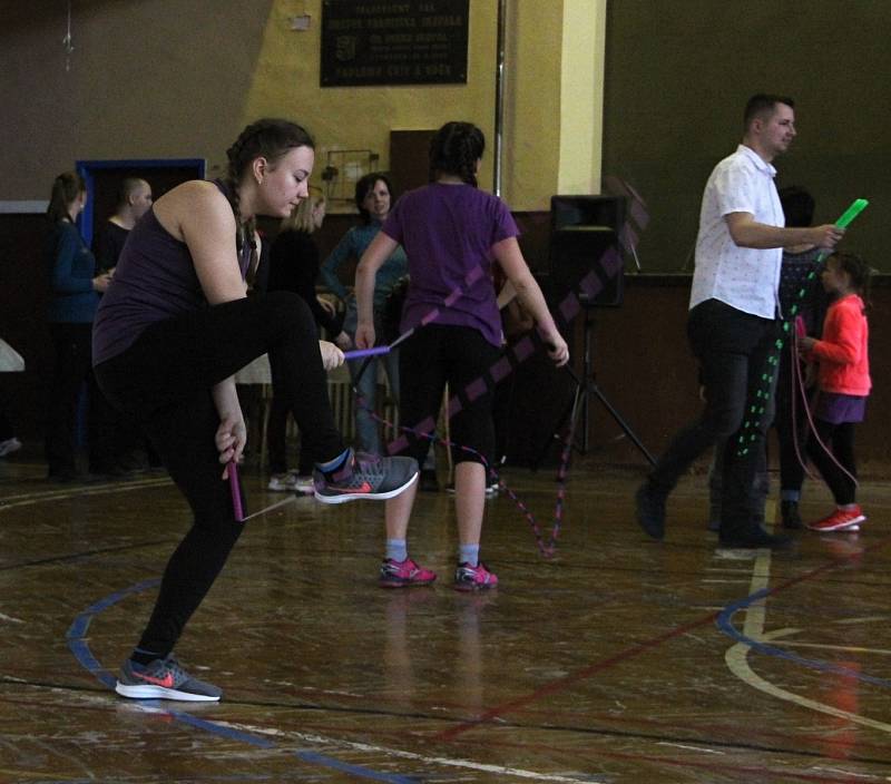 Přerovská sokolovna hostila závody v rope skippingu Mamut Cup 2018.