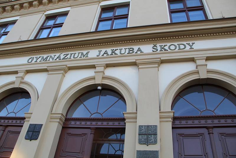 Povinné testování na covid na přerovském Gymnáziu Jakuba Škody, 1. listopadu 2021