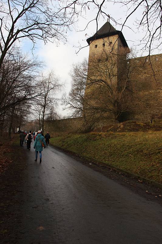 Jednačtyřicátý ročník tradičního zimního výstupu na Helfštýn