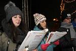 Česko zpívá koledy na náměstí TGM v Přerově 2016