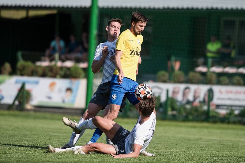 Fotbalisté Kozlovic porazili doma Nové Sady 3:2. Adam Galetka