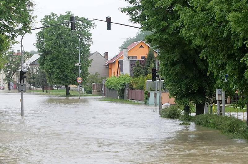 Zatopené Troubky, 18. května 2010 odpoledne