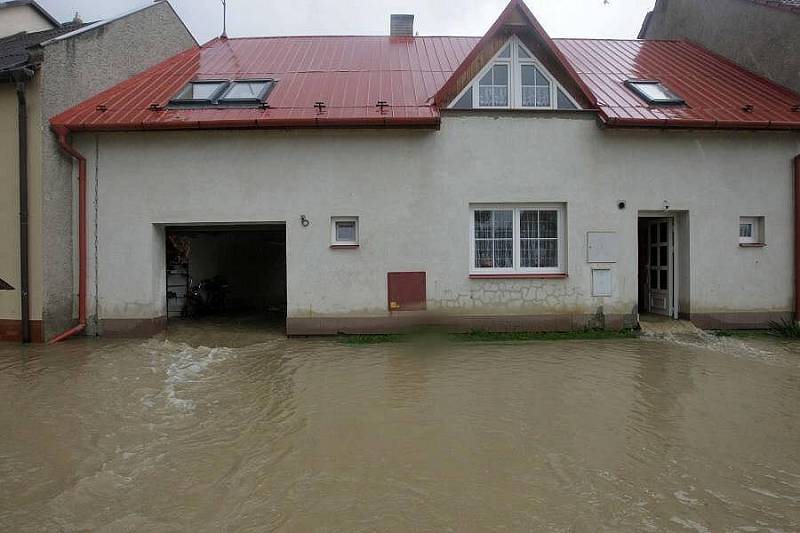 Zatopené Troubky, 18. května 2010 odpoledne