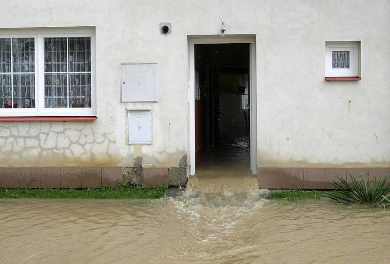 Zatopené Troubky, 18. května 2010 odpoledne