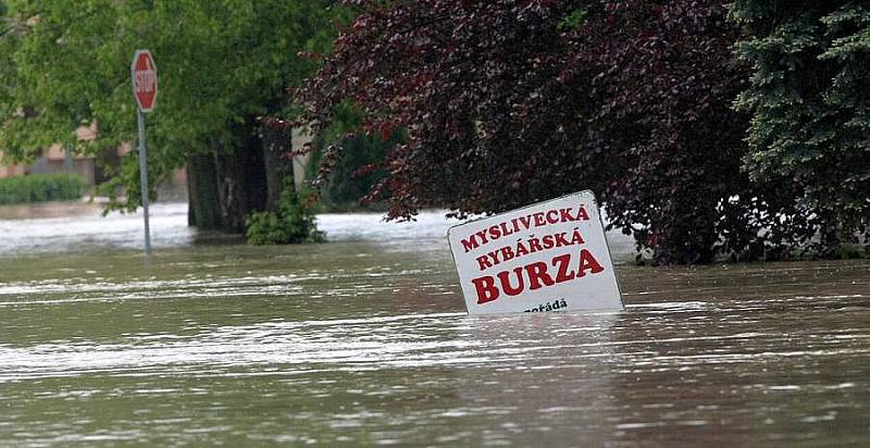 Zatopené Troubky, 18. května 2010 odpoledne