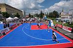 Basketbalová Chance Tour 3x3 v Přerově.