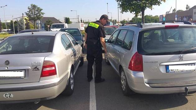 Strážníci Městské policie v Přerově se ve vlně veder zaměřili na kontrolu rozpálených parkovišť.