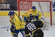 Hokejisté Přerova ve 23. kole Chance ligy padli se Sokolovem 1:2 po prodloužení. Michal Postava