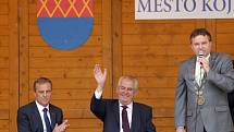 Prezident Miloš Zeman na návštěvě Kojetína