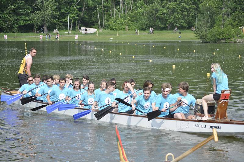 Festival dračích lodí na Laguně v Přerově