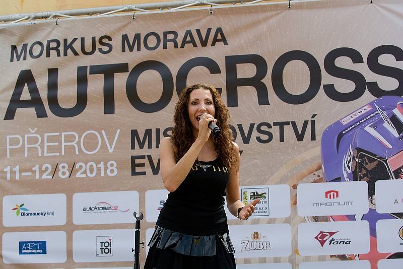 Olga Lounová. Sedmý podnik ME v autokrosu 2018 hostila Přerovská rokle