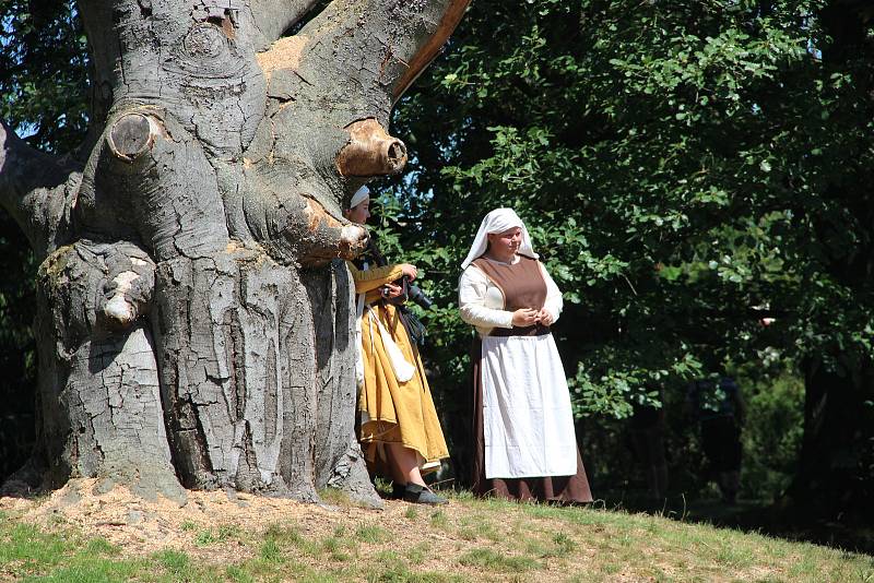 Dobývání Moravské brány přilákalo stovky lidí, zdejší zámecký park se změnil ve středověké bojiště