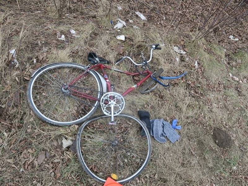 Nehoda cyklisty. Ilustrační foto. 