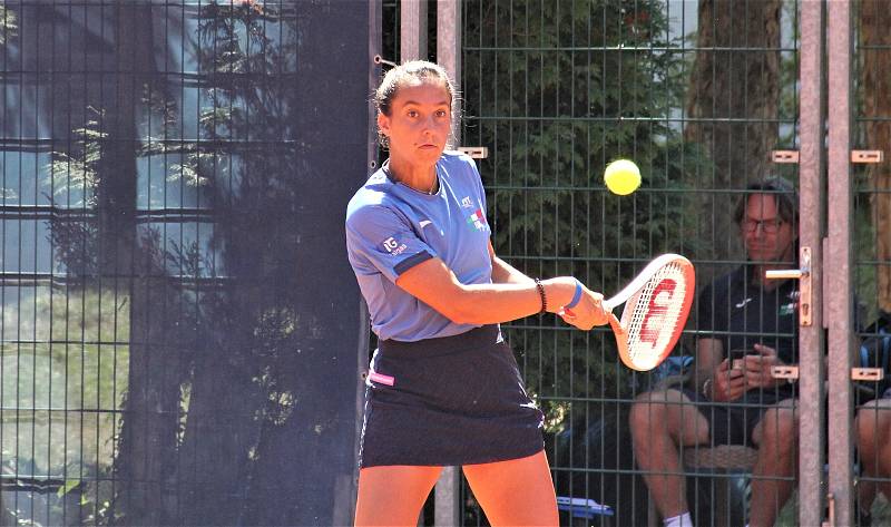 Tenisové mistrovství Evropy juniorů do 16 let v Přerově. Noemi Basiletti (Itálie)