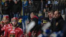 Hokejové derby mezi HC Zubr Přerov a LHK Jestřábi Prostějov 30. listopadu 2022 v Přerově.