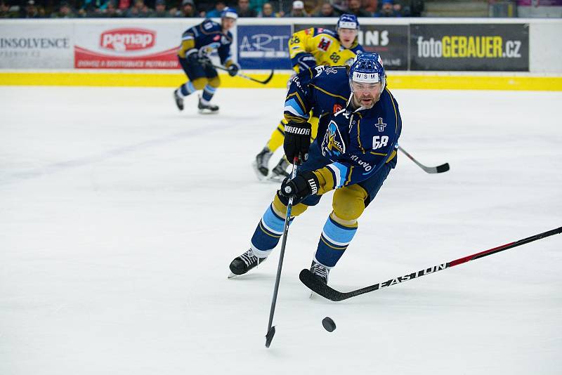 Hokejisté Přerova proti Kladnu. Nastoupil i Jaromír Jágr.