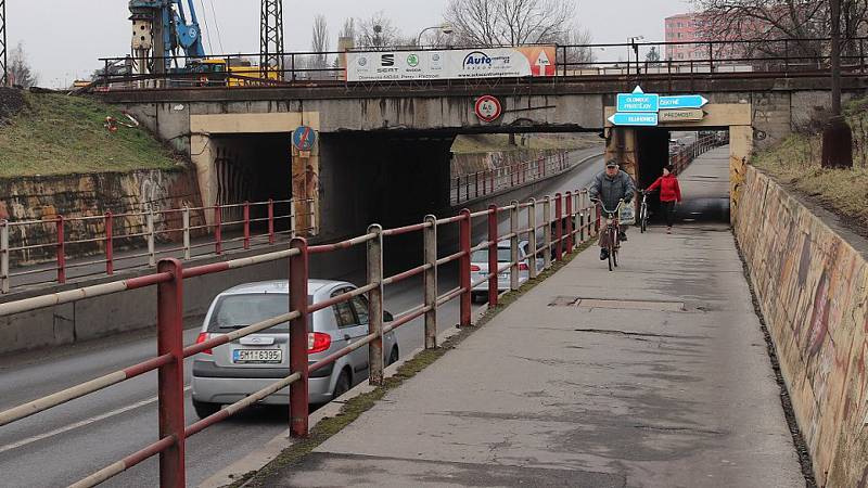 Už sedm let plánuje město cykopodjezd mezi Přerovem a Předmostím. Teď je projekt konečně na spadnutí.