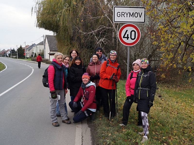 Výzva 10 000 kroků ke zdraví v Grymově.